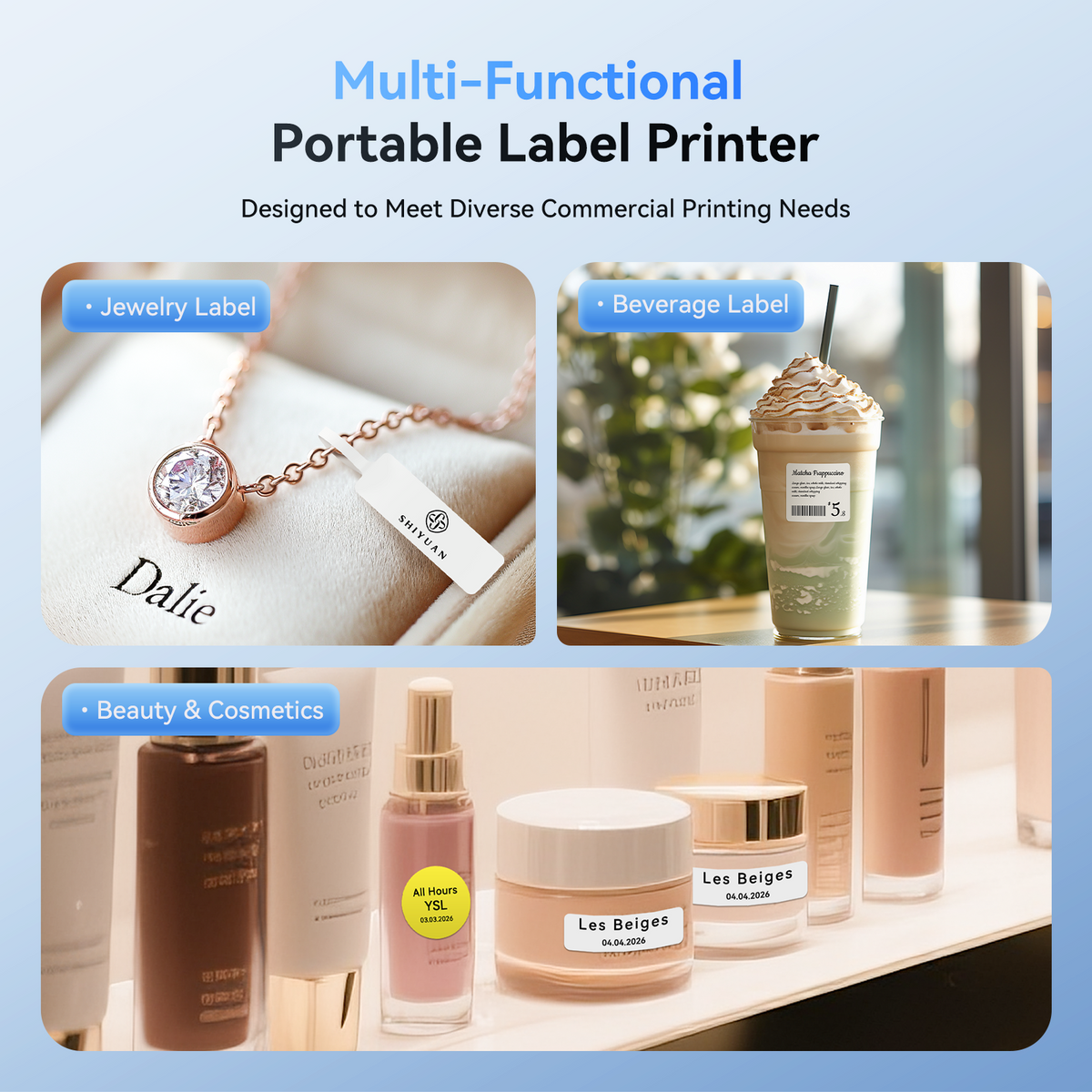 NIIMBOT - B1 Bluetooth Label Printer Incl Label Roll