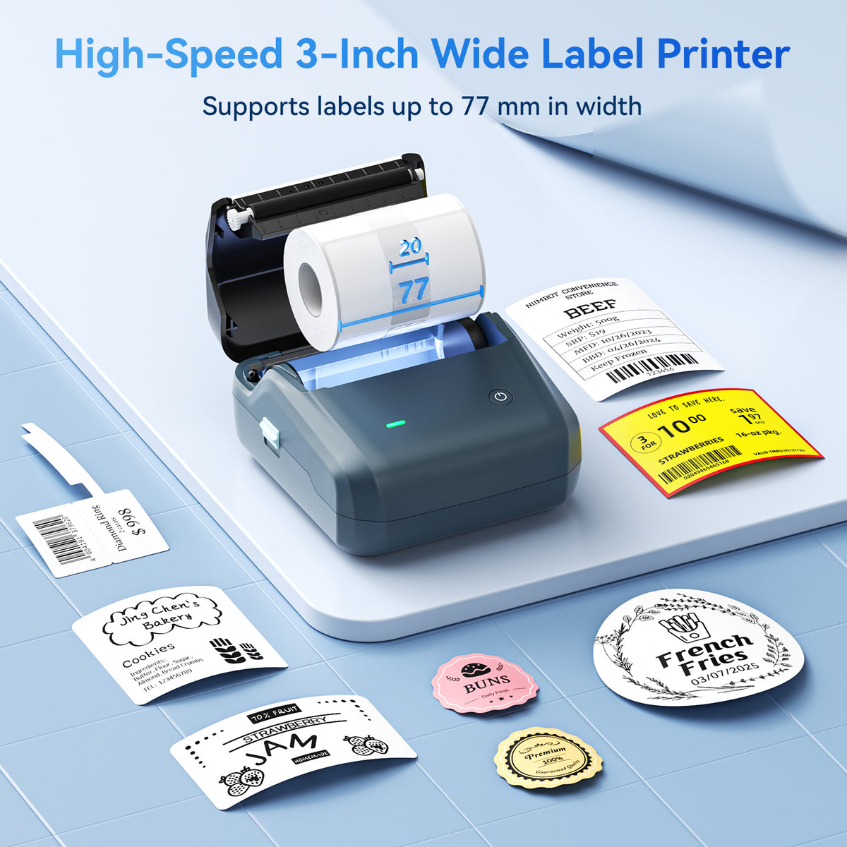 NIIMBOT - B31 Bluetooth Label Printer Incl Label Roll