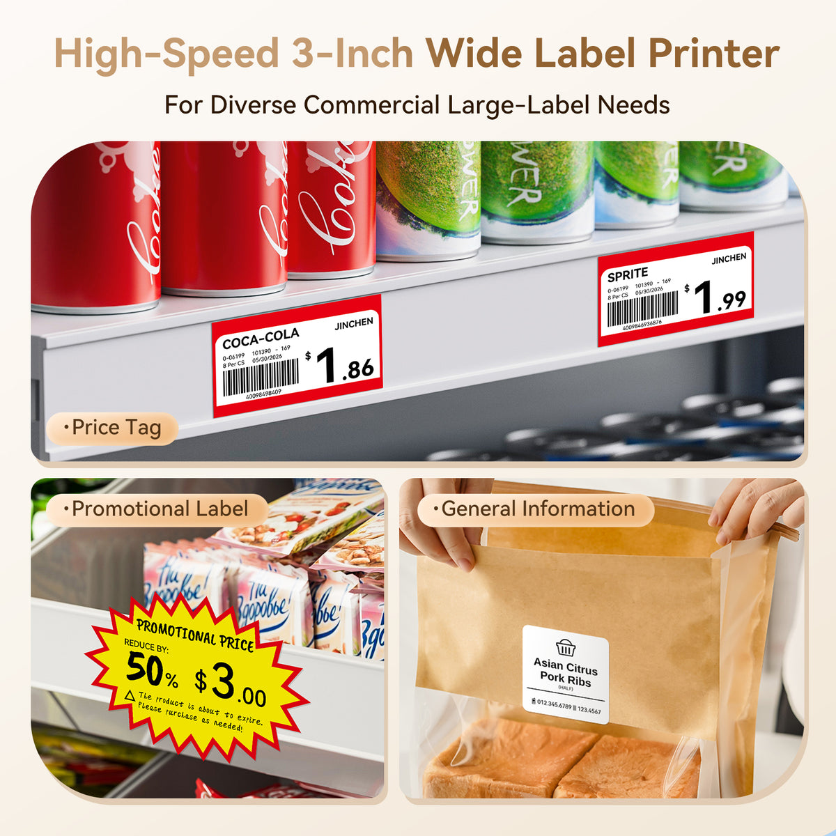 NIIMBOT - B31 Bluetooth Label Printer Incl Label Roll