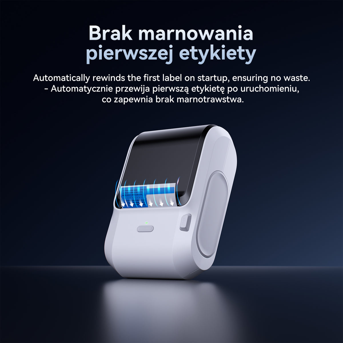 NIIMBOT - M3 Bluetooth Label Printer Incl Label Roll - White