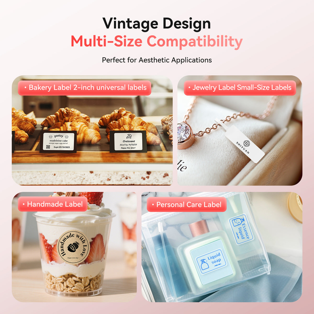 NIIMBOT - B21S Bluetooth Label Printer Incl Label Roll