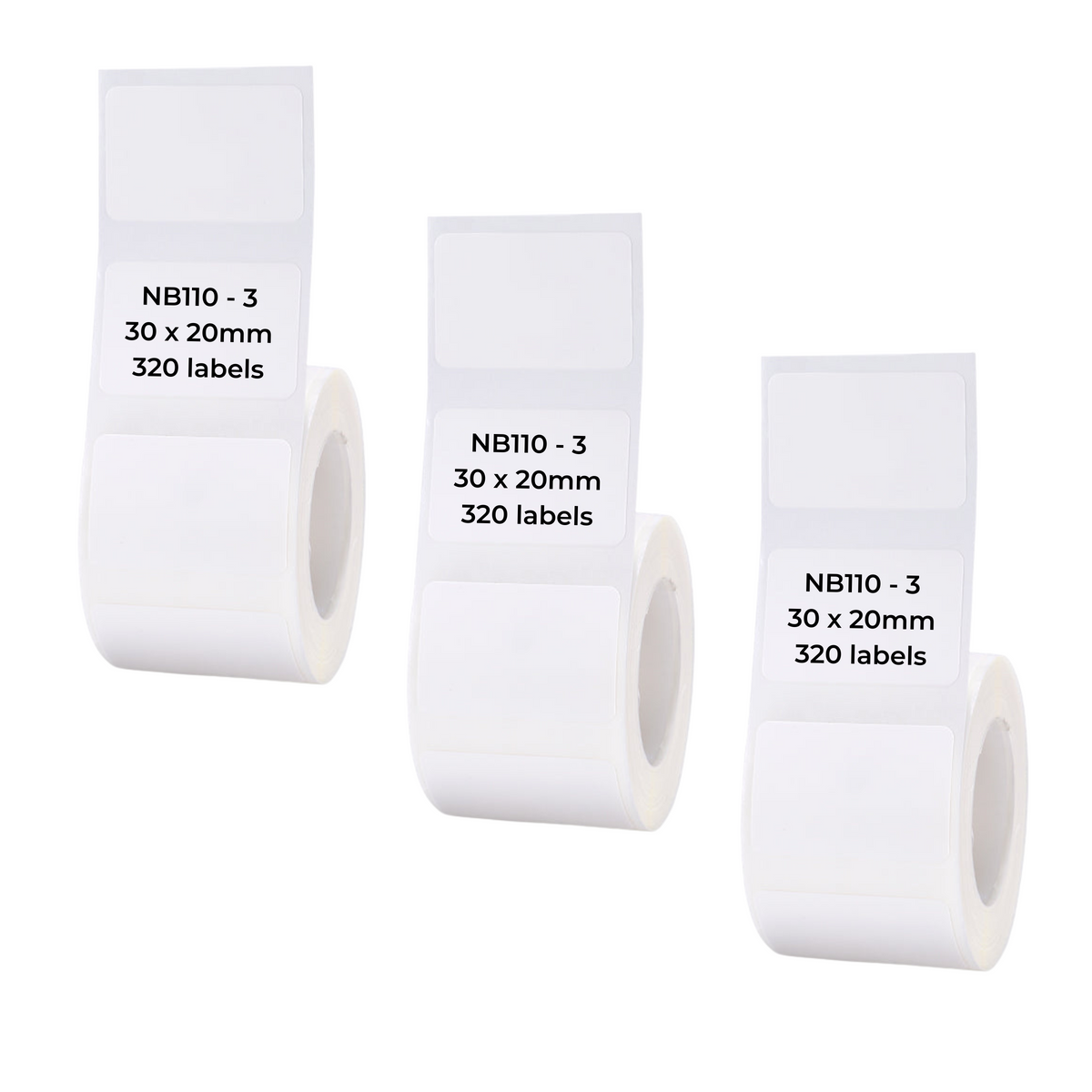 NIIMBOT - B Range - 30x20mm - White - 320 Labels
