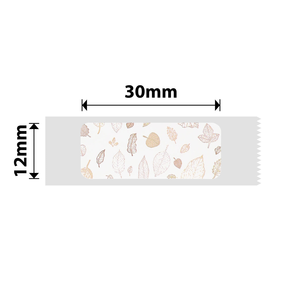 NIIMBOT - D Range - 12x30mm - Maple Leaf - 195 Labels