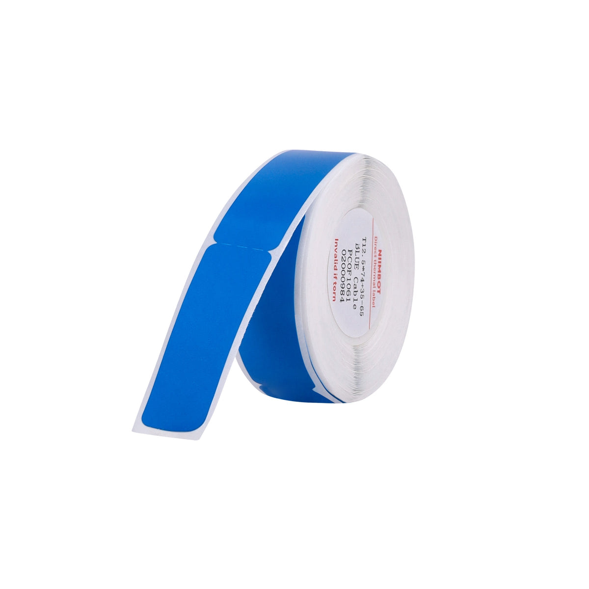 NIIMBOT - D Range - 12.5x109mm - Blue Cable - 60 Labels