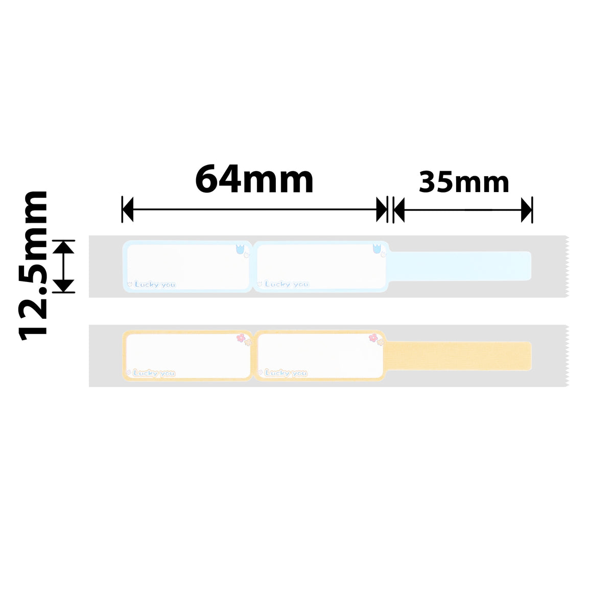 NIIMBOT - D Range - 12.5x99mm - Lucky Cable - 70 Labels