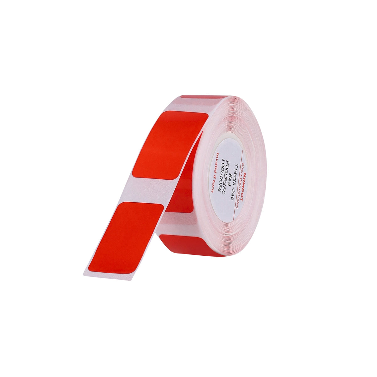 NIIMBOT - D Range - 14x25mm - Red - 225 Labels