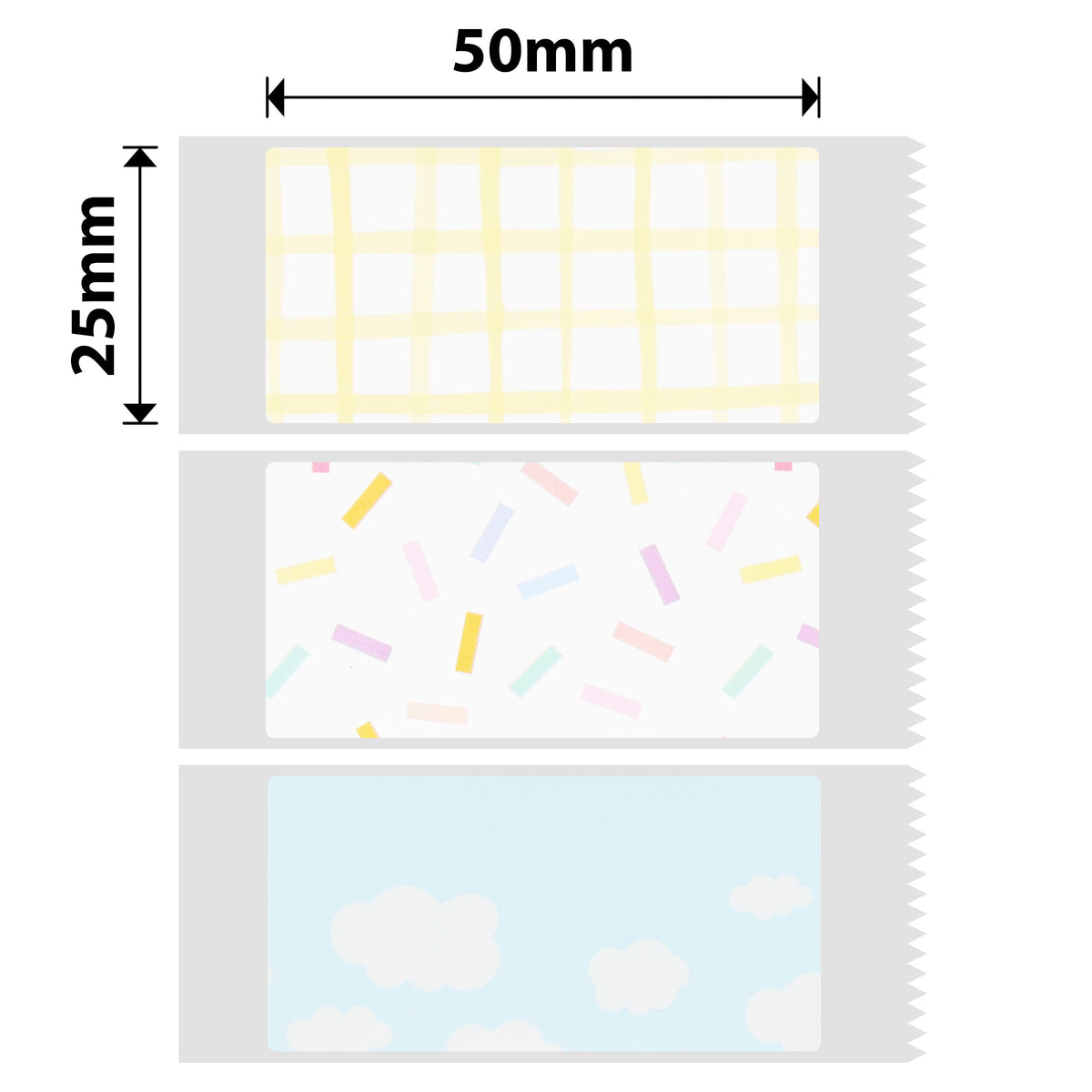 NIIMBOT - D101 Only - 14x60mm - Little World Mixed - 125 Labels