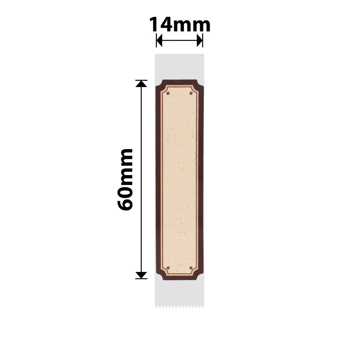 NIIMBOT - D Range - 14x60mm - Wood Love - 110 Labels