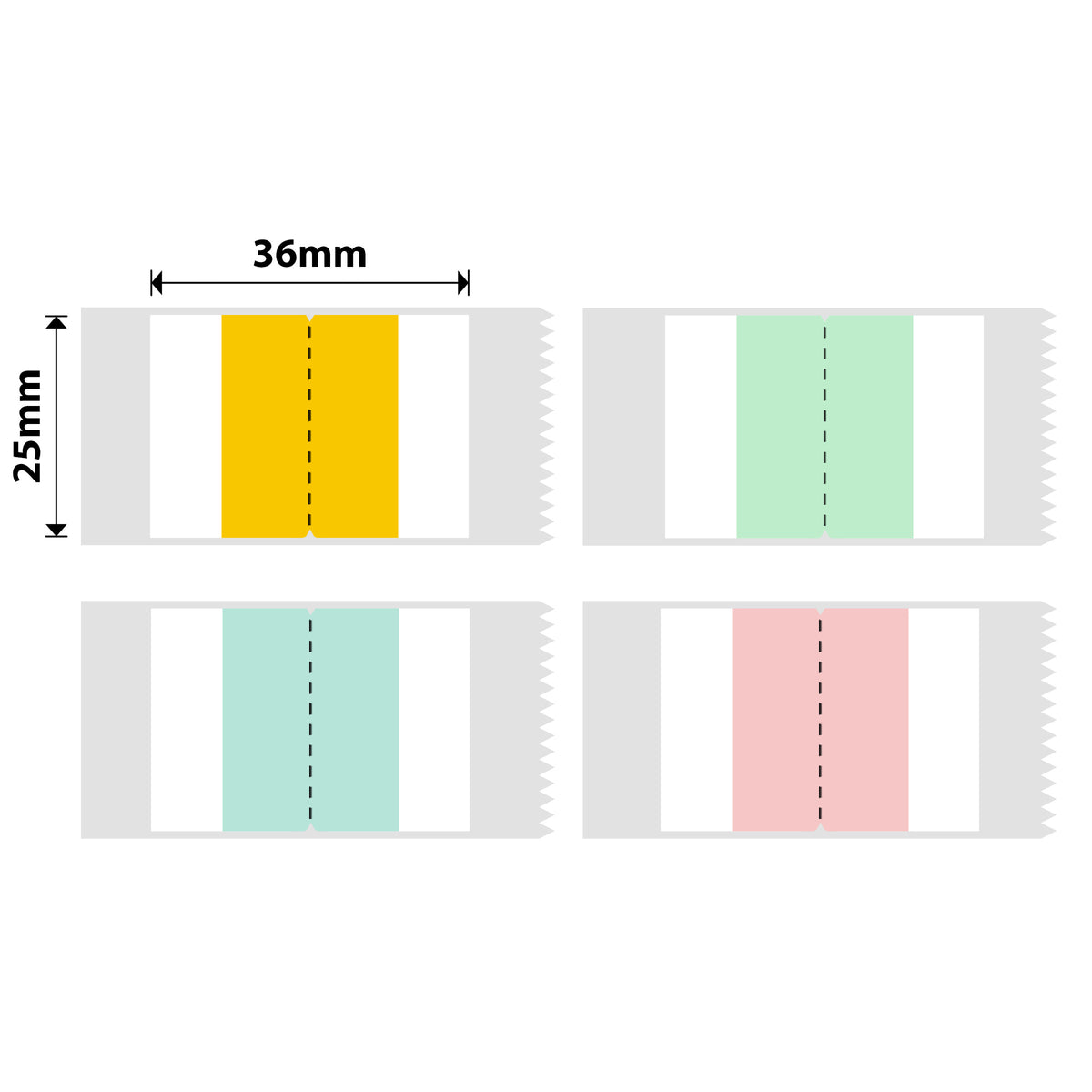 NIIMBOT - D101 Only - 36x25mm - Summer Song Index - 260 Labels