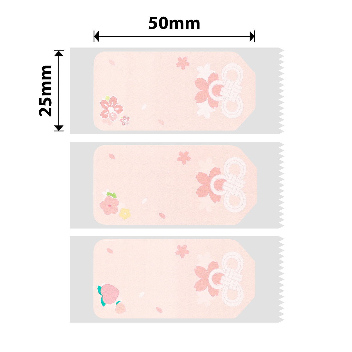 NIIMBOT - D101 Only - 25x50mm - Sakura Flower Knot - 125 Labels