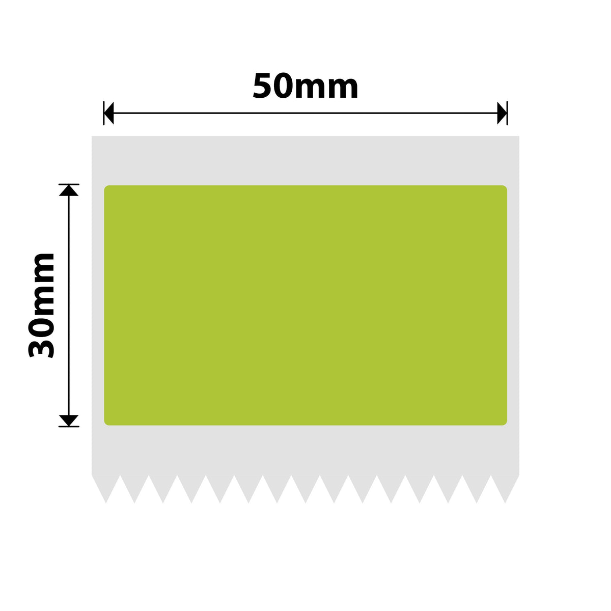 NIIMBOT - B Range - 50x30mm - Bean Green Freezer - 230 Labels