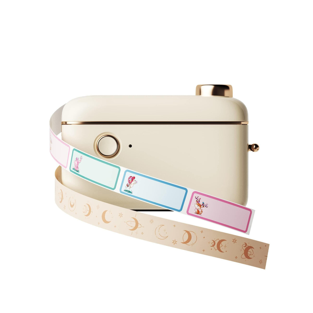 NIIMBOT - H1S Bluetooth Label Printer Incl Label Roll - Cream