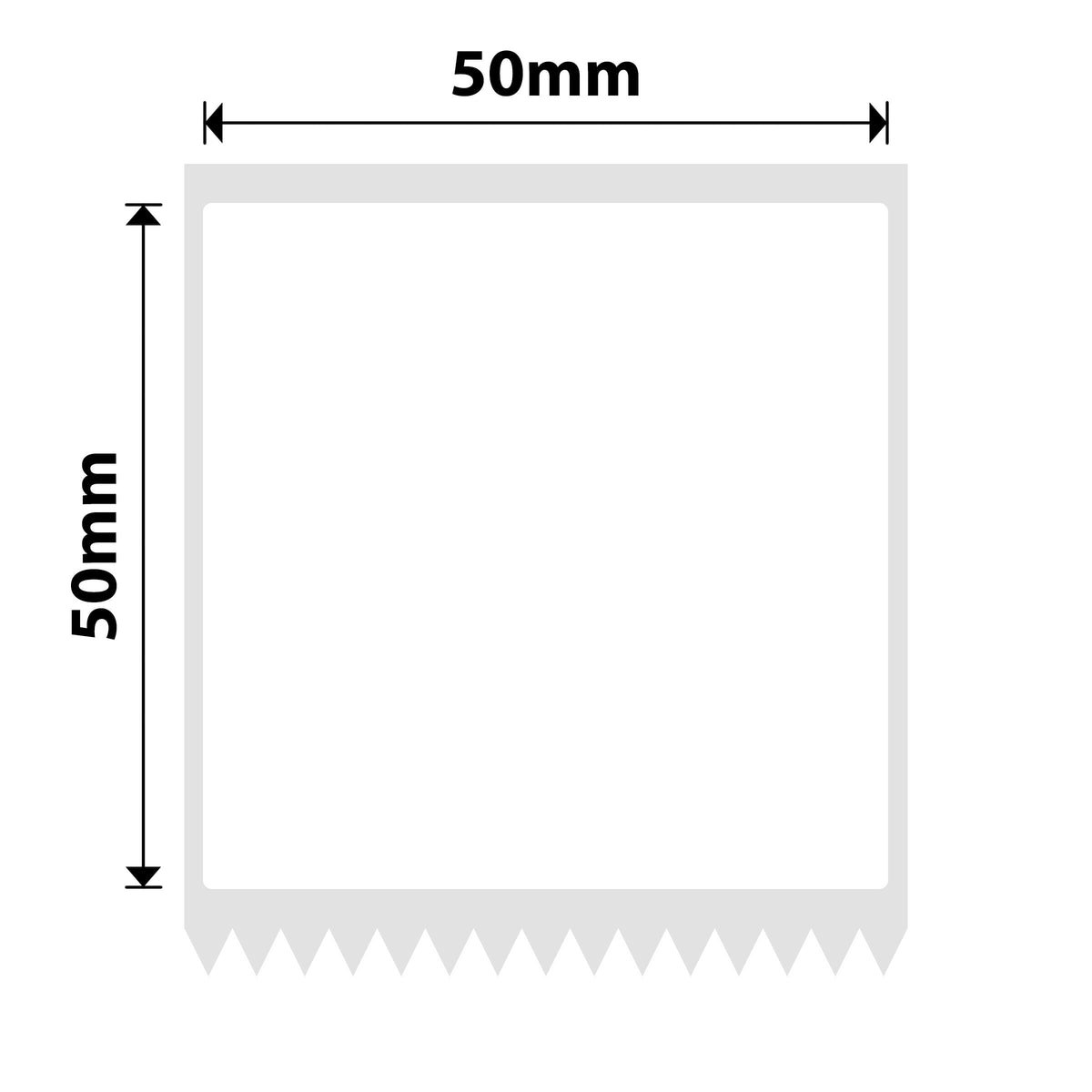NIIMBOT - M Range - 50x50mm - White PET - 150 Labels