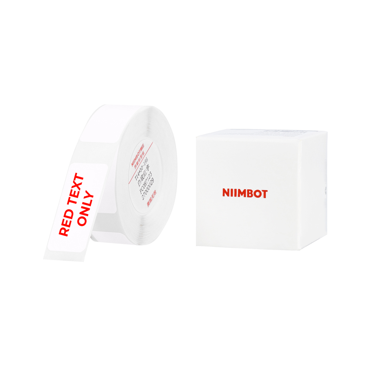 NIIMBOT - D Range - 14x30mm - White Red Text - 195 Labels