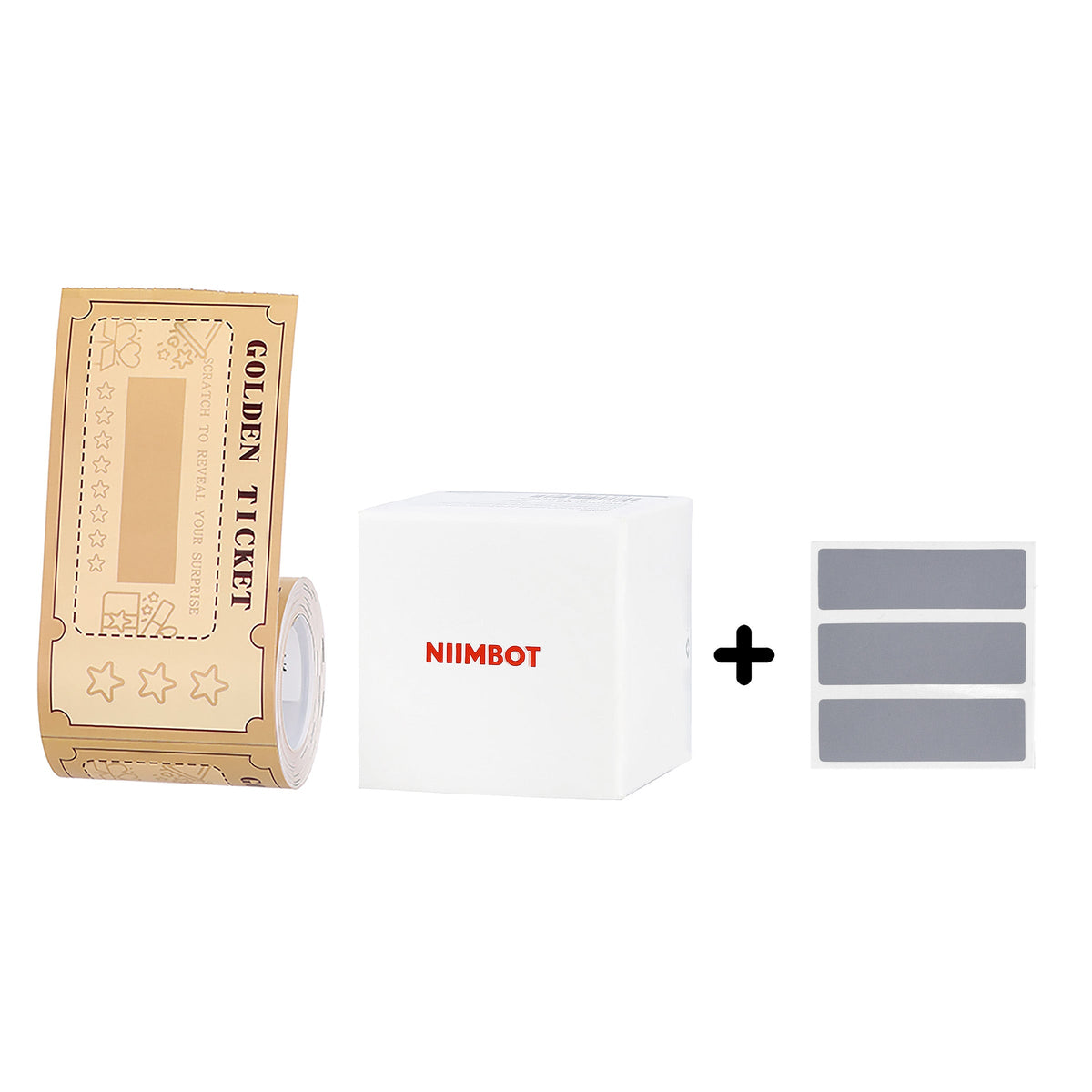 NIIMBOT - B Range - 53x100mm - 70 Gold Scratch Cards