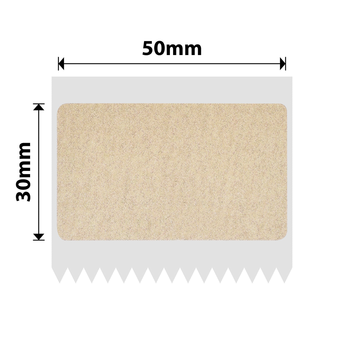 NIIMBOT - B Range - 50x30mm - Kraft - 230 Labels