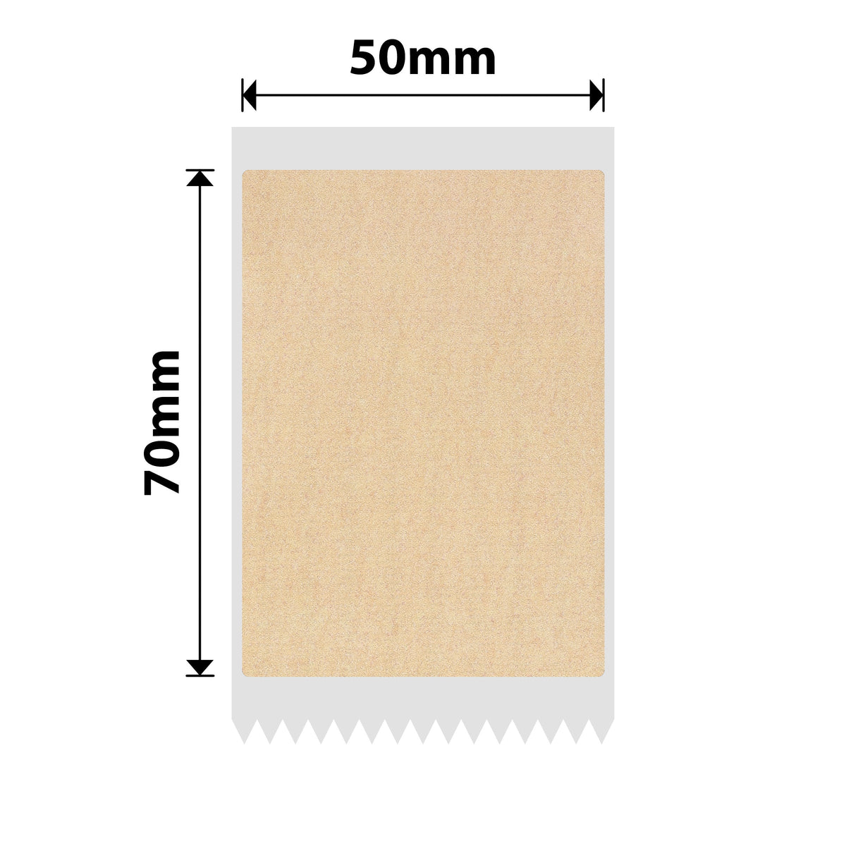 NIIMBOT - B Range - 50x70mm - Kraft - 105 Labels