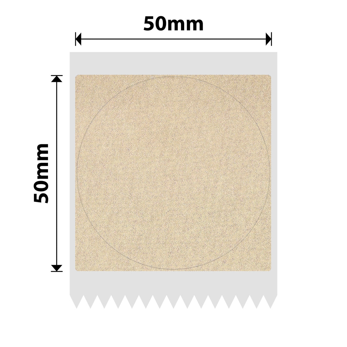 NIIMBOT - B Range - 50x50mm - Kraft - 145 Labels