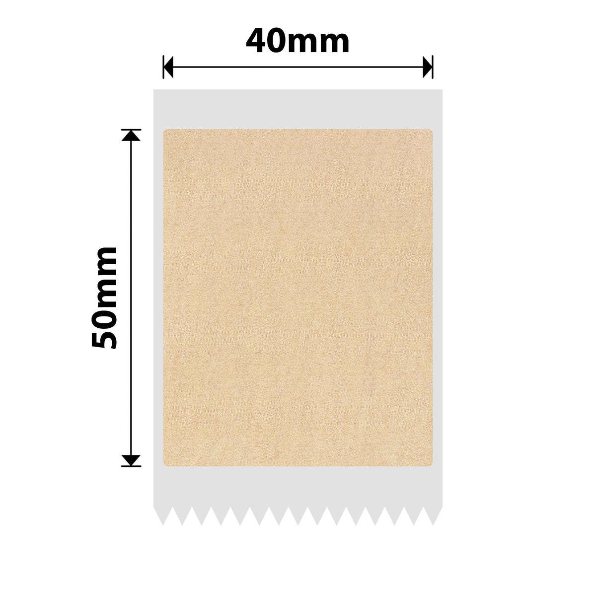 NIIMBOT - B Range - 40x50mm - Kraft - 145 Labels