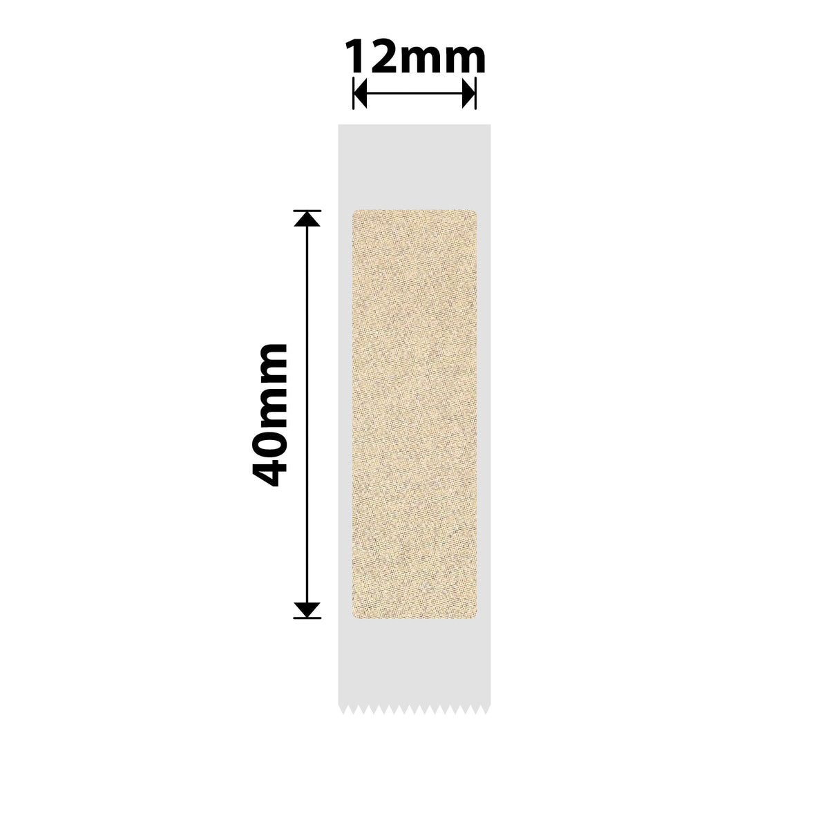 NIIMBOT - D Range - 12x40mm - Kraft Matte - 155 Labels