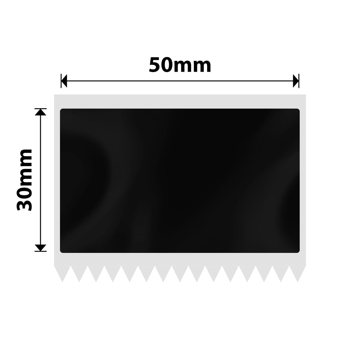 NIIMBOT - M Range - 50x30mm - Bright Black - 240 Labels