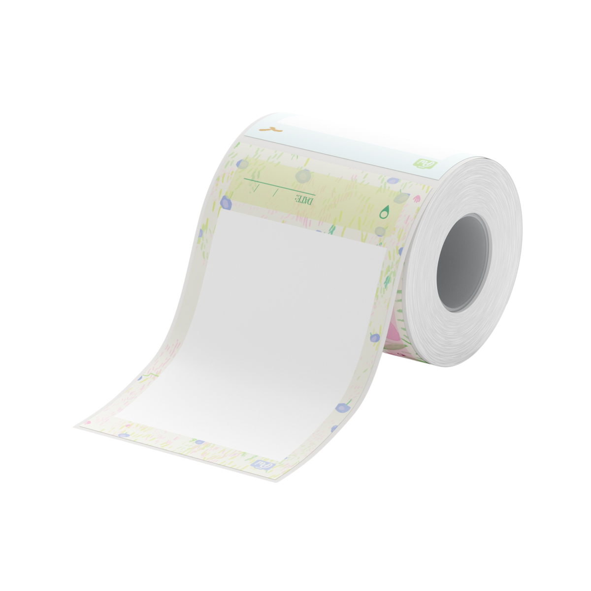 NIIMBOT - B Pro Range - 50x80mm - Greyscale Photo Paper Impression - Garden - 95 Labels