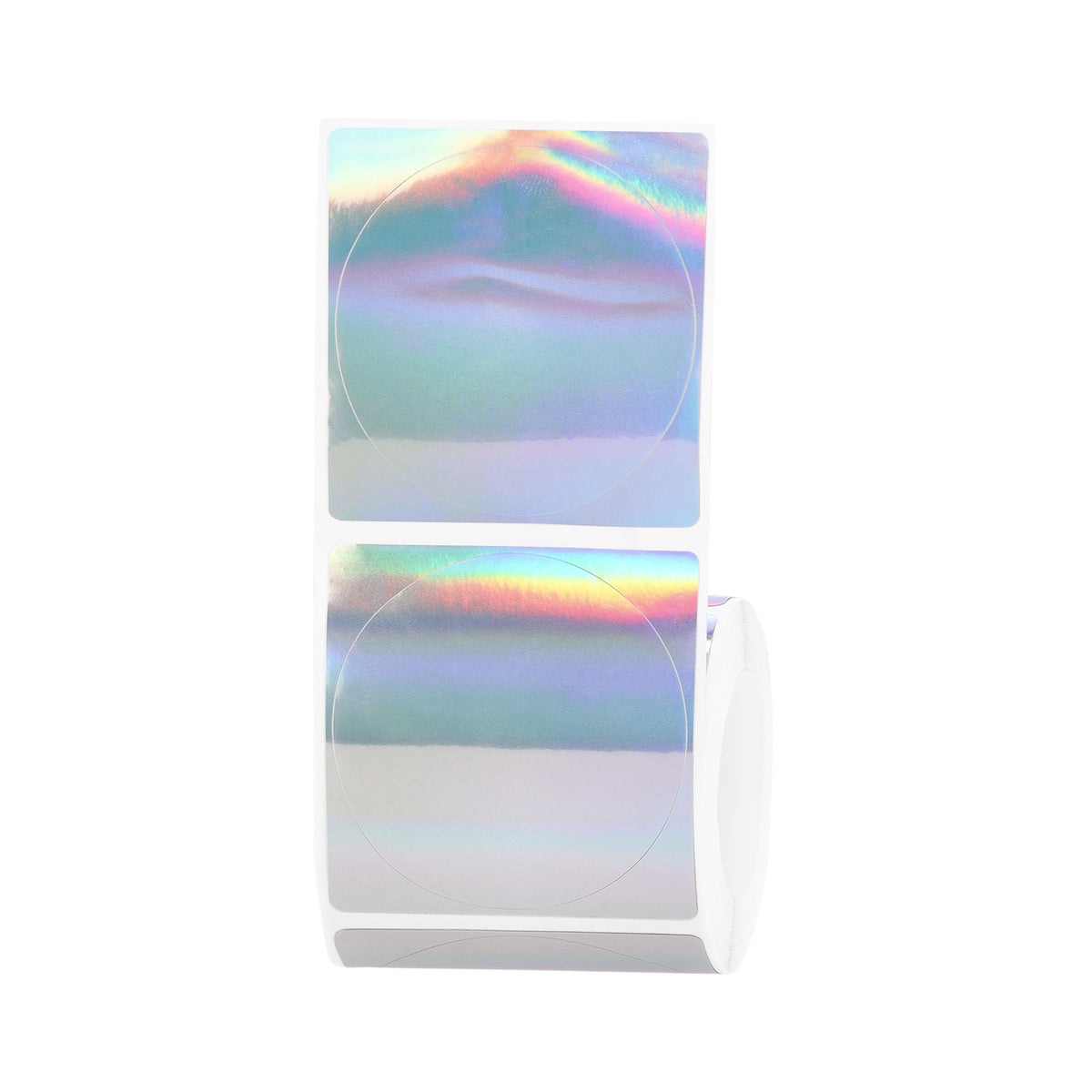 NIIMBOT - M Range - 50x50mm - Silver Holographic Laser Round - 150 Labels