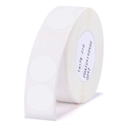 NIIMBOT - D Range - 14x28mm - White Twin Round - 205 Labels