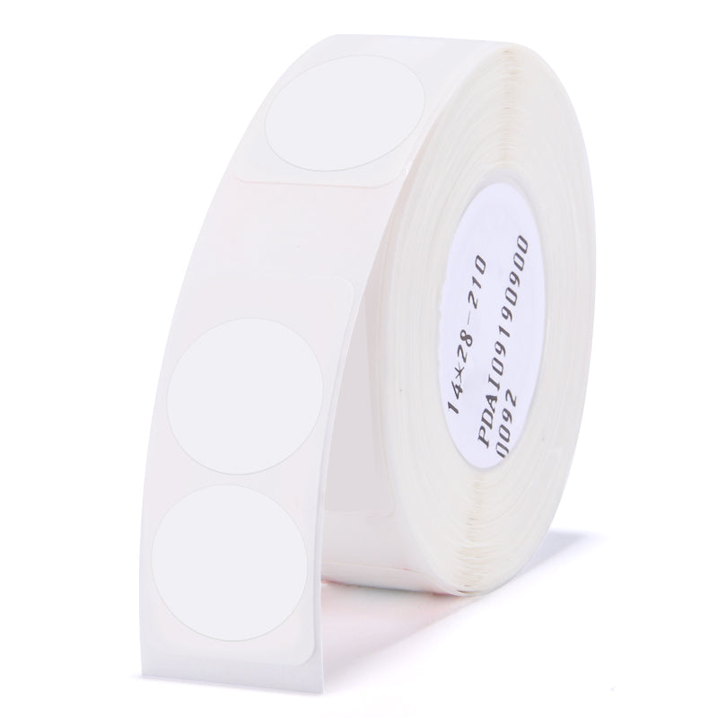 NIIMBOT - D Range - 14x28mm - White Twin Round - 205 Labels