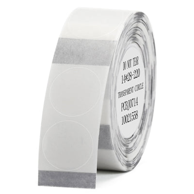 NIIMBOT - D Range - 14x28mm - Transparent Round - 220 Labels