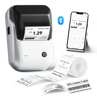 NIIMBOT - B1 Bluetooth Label Printer Incl Label Roll