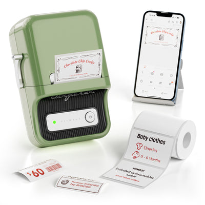 NIIMBOT - B21 Pro 300dpi Bluetooth Label Printer Incl Label Roll