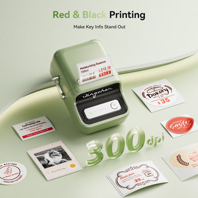 NIIMBOT - B21 Pro 300dpi Bluetooth Label Printer Incl Label Roll