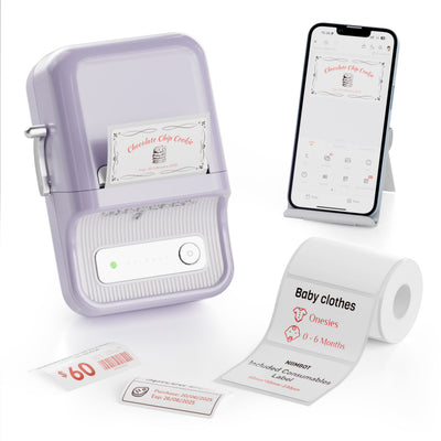 NIIMBOT - B21 Pro 300dpi Bluetooth Label Printer Incl Label Roll