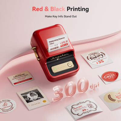 NIIMBOT - B21 Pro 300dpi Bluetooth Label Printer Incl Label Roll
