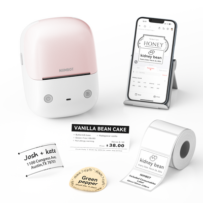 NIIMBOT - B2 Bluetooth Label Printer Incl Label Roll