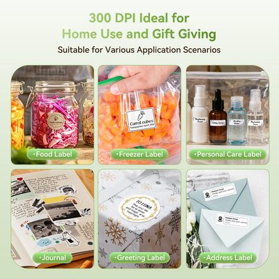 NIIMBOT - B2 Pro 300dpi Bluetooth Label Printer Incl Label Roll