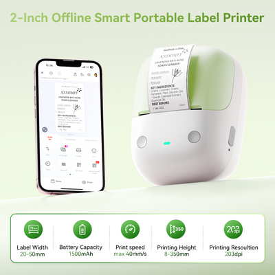 NIIMBOT - B2 Bluetooth Label Printer Incl Label Roll