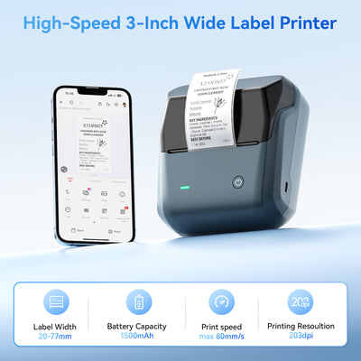 NIIMBOT - B31 Bluetooth Label Printer Incl Label Roll