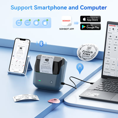 NIIMBOT - B31 Bluetooth Label Printer Incl Label Roll