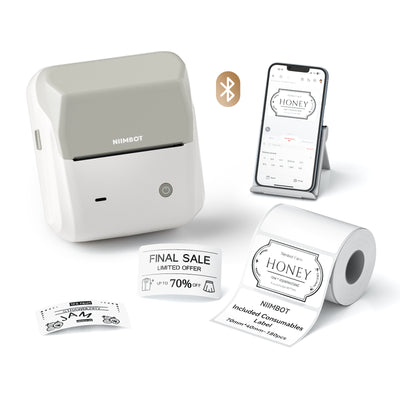 NIIMBOT - B31 Bluetooth Label Printer Incl Label Roll