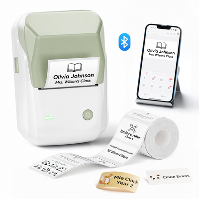 NIIMBOT - B1 Bluetooth Label Printer Incl Label Roll