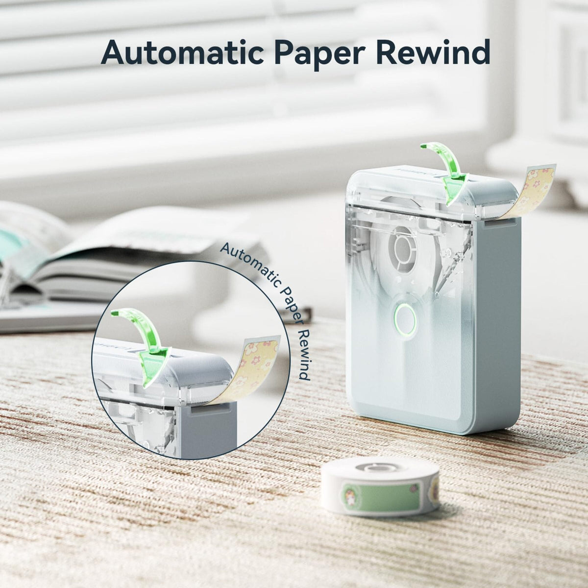 NIIMBOT - D110_M Bluetooth Label Printer Incl Label Roll