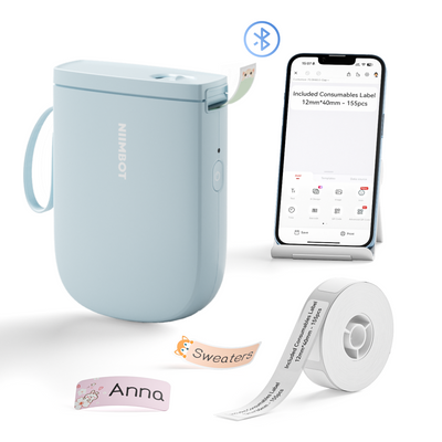 NIIMBOT - D11_H 300dpi Bluetooth Label Printer Incl Label Roll