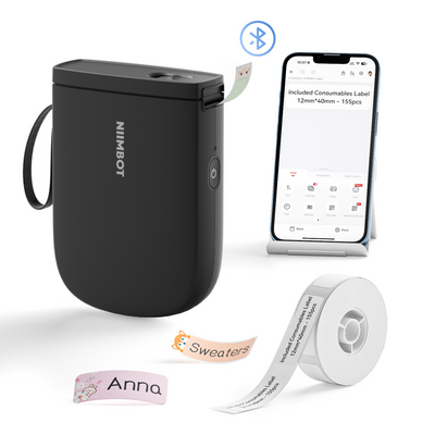 NIIMBOT - D11_H 300dpi Bluetooth Label Printer Incl Label Roll