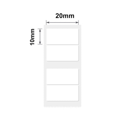 NIIMBOT - B Range - 20x10mm/2R - White - 600 Labels