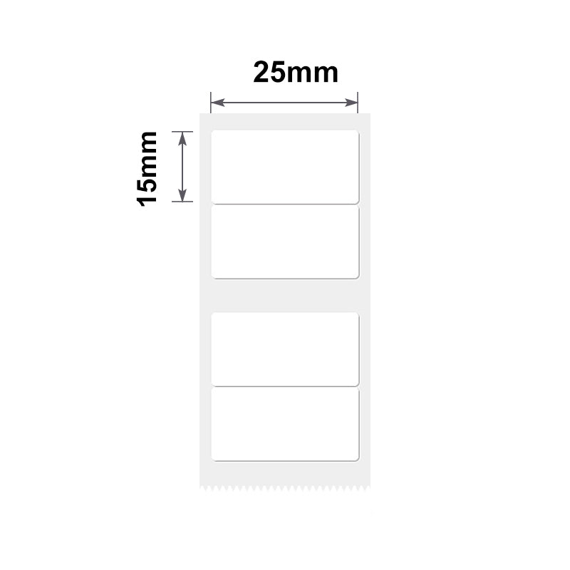 NIIMBOT - B Range - 25x15mm/2R - White - 460 Labels