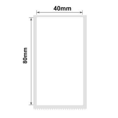 NIIMBOT - B Range - 40x80mm - White Removable - 95 Labels