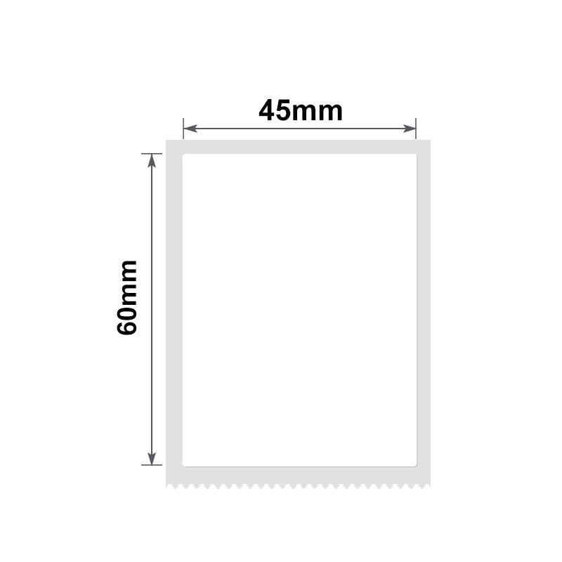 NIIMBOT - B Range - 45x60mm - White - 125 Labels