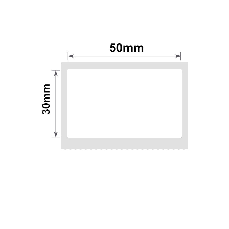 NIIMBOT - B Range - 50x30mm - White - 230 Labels